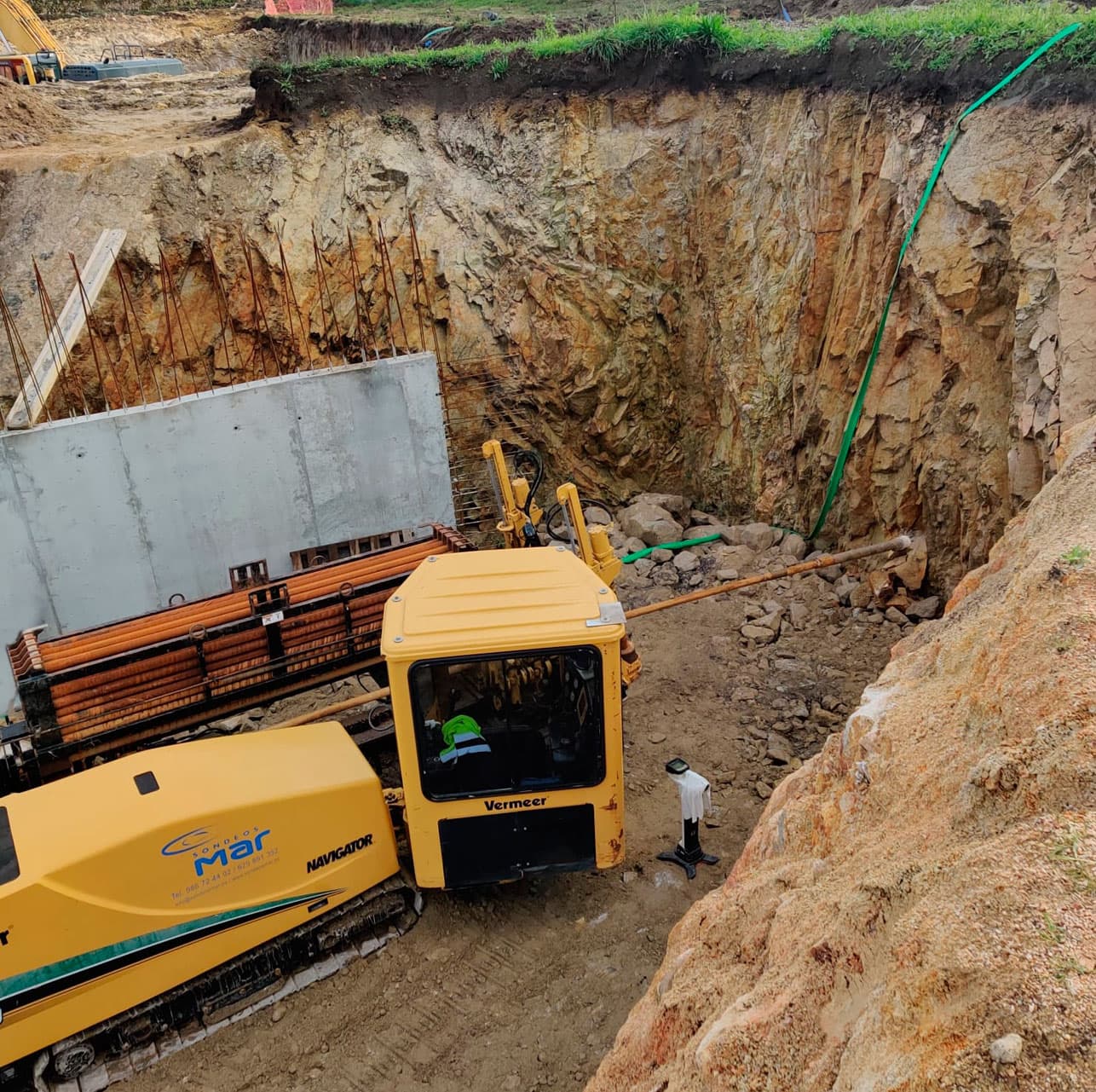 Perfuração de rocha